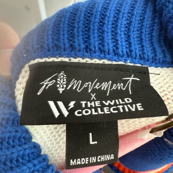 free people x the wild collective Knicks sweater - Picture 2 of 3